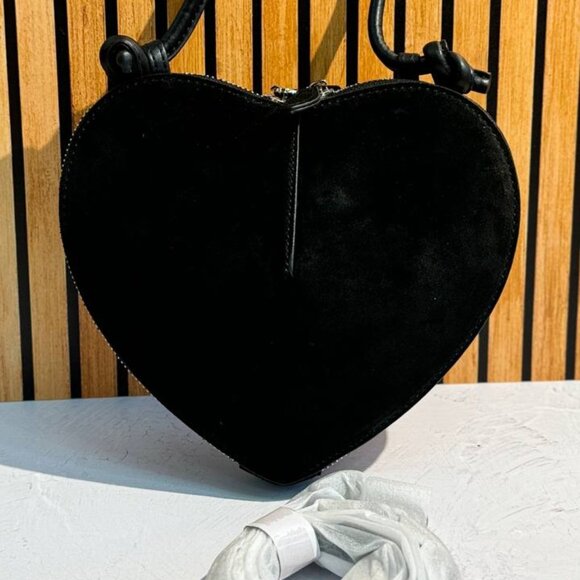 Mini Leather and Suede Handbag “Heart Chic” - Picture 11 of 13